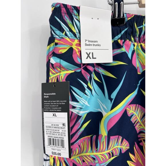Original Use Target Neon Palm Print Swim Trunks Men’s XL NWT - Picture 3 of 3